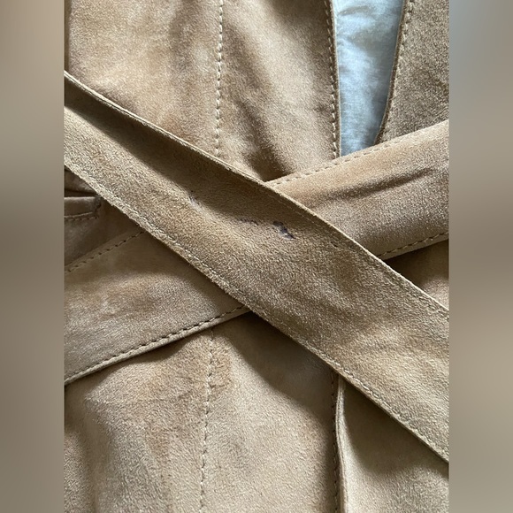 BOSS Hugo Boss Tan suede Jacket Size 38 - Picture 12 of 13